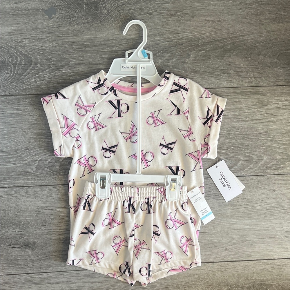 Calvin Klein Kids Logo Print Set